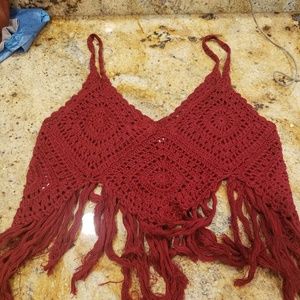 (2/$20)Crochet crop top
